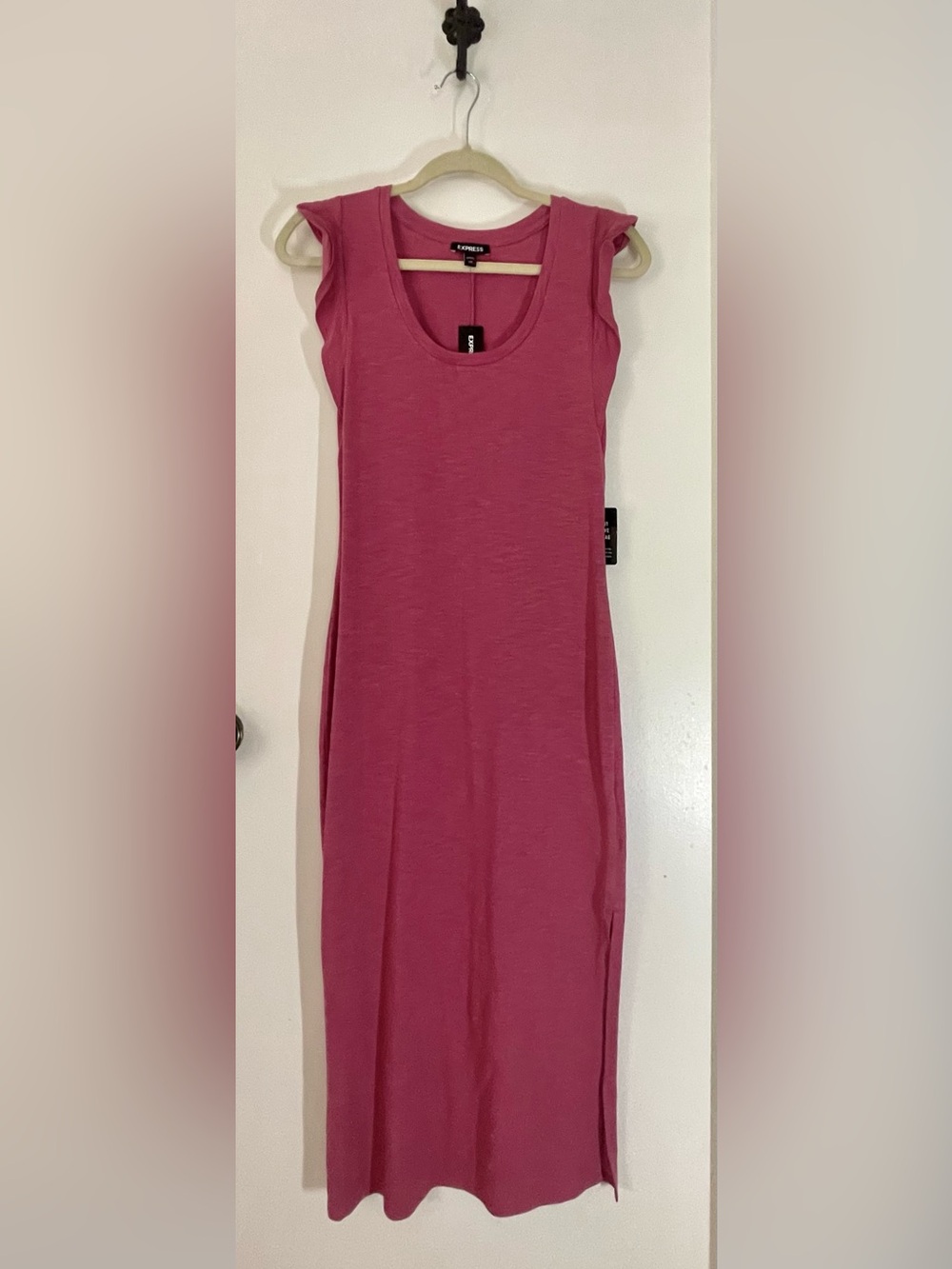 Express Rose Pink Sleeveless Maxi Dress